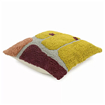 Чехол на подушку с рисунком горчичного цвета Elan Textured варинант исполнения - 3 | Loft Concept в Ростове-на-Дону