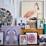 Панно Розовый цветок вышитое бисером PETALS BEADED ART варинант исполнения - 1 | Loft Concept в Ростове-на-Дону