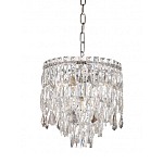 Люстра круглая с хрустальными подвесками на серебряном каркасе Roul Crystal Light варинант исполнения - 11 | Loft Concept в Ростове-на-Дону