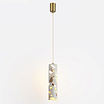 Подвесной светильник с цилиндрическим белым бетонным плафоном Terrazzo Light варинант исполнения - 2 | Loft Concept в Ростове-на-Дону