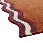 Ковер с оригинальной волнистой отделкой Woven from Wool варинант исполнения - 2 | Loft Concept в Ростове-на-Дону