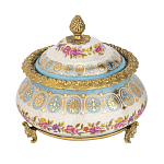 Шкатулка фарфоровая с цветочной росписью Eden Garden варинант исполнения - 1 | Loft Concept в Ростове-на-Дону