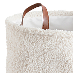 Корзина для белья из ткани букле Boucle Organizers Round варинант исполнения - 2 | Loft Concept в Ростове-на-Дону