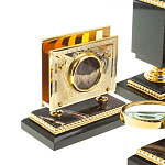 Настольный письменный набор из яшмы и долерита в подарочной упаковке Manager Organizer варинант исполнения - 8 | Loft Concept в Ростове-на-Дону