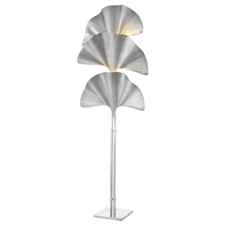  Eichholtz Floor Lamp Las Palmas Silver   -- | Loft Concept 