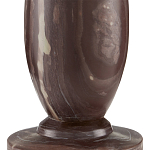 Настольная лампа из мрамора с тканевым абажуром Seductress варинант исполнения - 1 | Loft Concept в Ростове-на-Дону