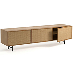 ТВ-тумба с декором из ротанга Pansy Rattan TV Stand варинант исполнения - 8 | Loft Concept в Ростове-на-Дону