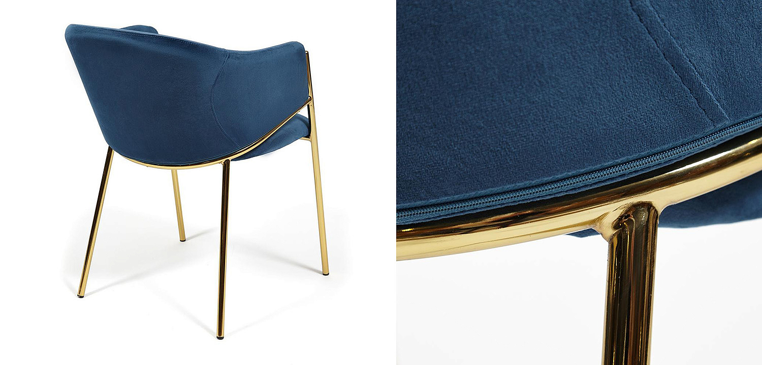 Стул Dolores blue velvet - Loft-Concept в Ростове-на-Дону