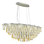 Люстра с подвесками в форме капель на серебристом каркасе Raindrop варинант исполнения - 5 | Loft Concept в Ростове-на-Дону