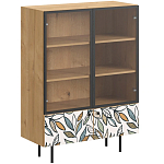 Витрина с изображением на дверцах Elise Cupboard варинант исполнения - 8 | Loft Concept в Ростове-на-Дону