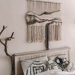 Панно Современный Гобелен ручная работа Туманное Утро варинант исполнения - 3 | Loft Concept в Ростове-на-Дону