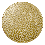 Журнальный столик с конусообразной основой и текстурной поверхностью золотого цвет Ethnic Metal варинант исполнения - 1 | Loft Concept в Ростове-на-Дону