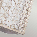 Бра прямоугольное в серебрянном цвете с ажурной решеткой Feiss варинант исполнения - 5 | Loft Concept в Ростове-на-Дону