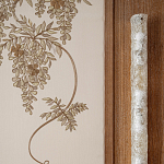 Обои с вышивкой ручной работы Deco Wisteria ﻿Midas colourway on Liso Pearl wool sateen варинант исполнения - 5 | Loft Concept в Ростове-на-Дону