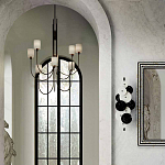 Бра светодиодное из черно-белых дисков Contrast Sample варинант исполнения - 5 | Loft Concept в Ростове-на-Дону