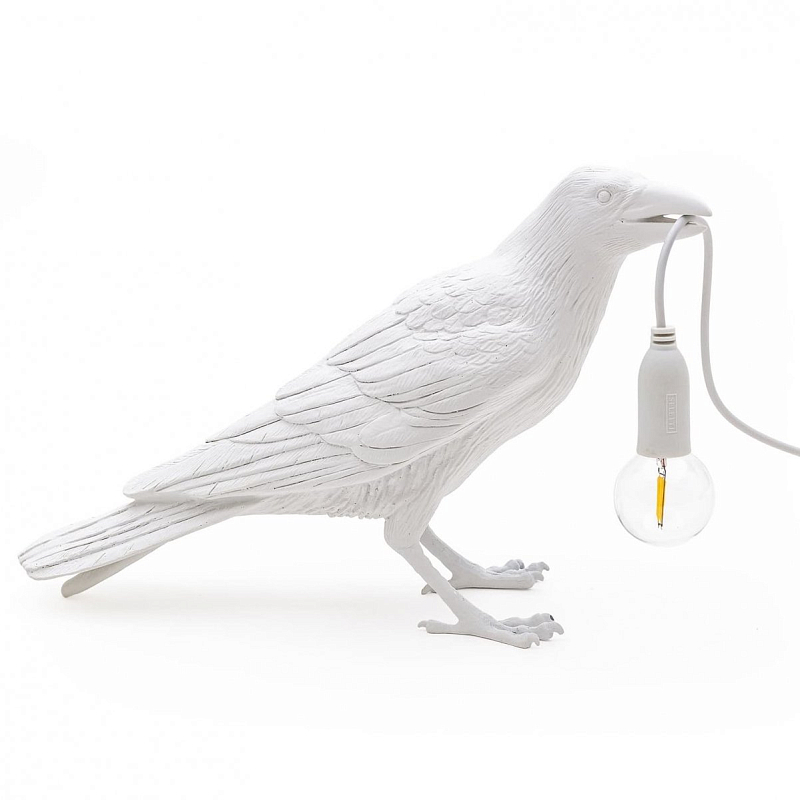   Seletti Bird Lamp White Waiting   -- | Loft Concept 