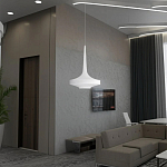 Подвесной вязаный белый светильник «Лампа Марракеша» варинант исполнения - 3 | Loft Concept в Ростове-на-Дону