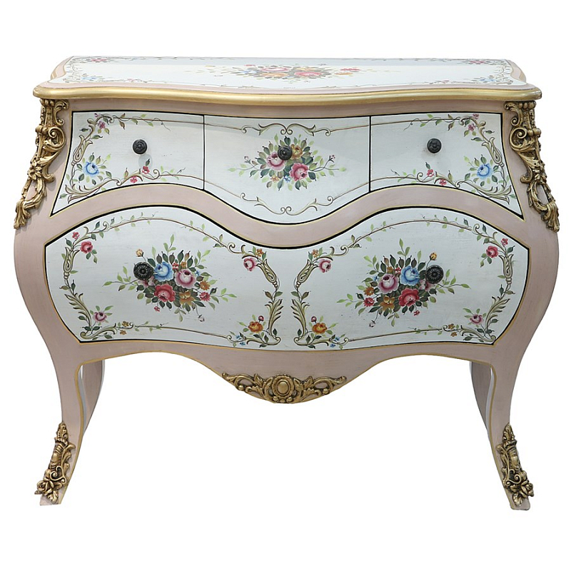 Комод Rococo Reminder Белый Золотой в Ростове-на-Дону | Loft Concept 
