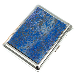 Портсигар с газовой зажигалкой из натурального камня Лазурит Stone Cigarettes Cases варинант исполнения - 6 | Loft Concept в Ростове-на-Дону