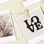 Рамка для фото с подсветкой c деревянными прищепками в комплекте Photo Backlight варинант исполнения - 4 | Loft Concept в Ростове-на-Дону