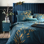 Тумба с одной дверцей Scale Ornament Blue Nightstand варинант исполнения - 4 | Loft Concept в Ростове-на-Дону