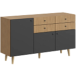 Буфет с принтом на дверцах Elise Cupboard варинант исполнения - 6 | Loft Concept в Ростове-на-Дону