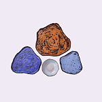 Сет из 4-х тарелок «SAPPHIRE» варинант исполнения - 2 | Loft Concept в Ростове-на-Дону