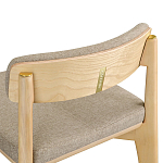 Барный стул из массива ясеня Elegant Ash Shape варинант исполнения - 1 | Loft Concept в Ростове-на-Дону