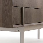 Шкаф из серого дуба Sawada Gray Oak Cabinet варинант исполнения - 6 | Loft Concept в Ростове-на-Дону