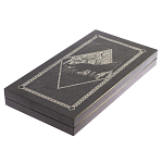 Подарочные нарды из натурального камня с гравировкой Backgammon from Stone варинант исполнения - 8 | Loft Concept в Ростове-на-Дону
