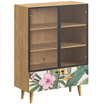 Витрина с изображением на дверцах Elise Cupboard варинант исполнения - 10 | Loft Concept в Ростове-на-Дону