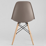 Пластиковый стул на ножках из массива бука Eames Cappuccino варинант исполнения - 5 | Loft Concept в Ростове-на-Дону