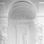 Встраиваемый в стену гипсовый светильник под покраску с колоннами и арками в античном стиле Antiquity Athena варинант исполнения - 10 | Loft Concept в Ростове-на-Дону