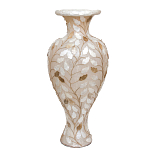 Торшер из перламутра в виде вазы Indonesian Vase варинант исполнения - 2 | Loft Concept в Ростове-на-Дону