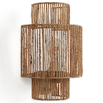 Бра с плетенным из джута плафоном Jutti H30 см варинант исполнения - 1 | Loft Concept в Ростове-на-Дону