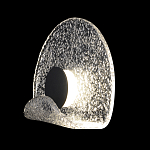 Бра из текстурированного прозрачного стекла с изогнутым краем Textured Glass  варинант исполнения - 1 | Loft Concept в Ростове-на-Дону