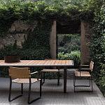 Дизайнерский стул с каркасом из металла с плетеными сиденьем и спинкой GREEN POINT Chair варинант исполнения - 9 | Loft Concept в Ростове-на-Дону