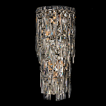 Бра с каскадом из прозрачного хрусталя и корпусом из металла цвета хром Constant Sparks варинант исполнения - 5 | Loft Concept в Ростове-на-Дону