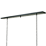 Люстра прямоугольная с 4-мя прозрачными цилиндрическими плафонами  Stamped Cylinders варинант исполнения - 2 | Loft Concept в Ростове-на-Дону