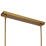 Люстра линейная полукруглой формы Wooden Horseshoe варинант исполнения - 5 | Loft Concept в Ростове-на-Дону