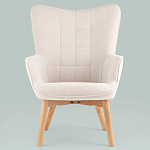 Белое кресло на ножках из массива CORDELIA варинант исполнения - 3 | Loft Concept в Ростове-на-Дону