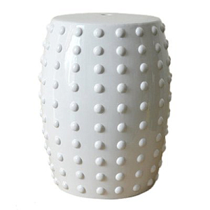 Керамический табурет Pimple White