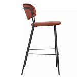 Стул барный с широкой полукруглой спинкой Chair Smooth Shapes варинант исполнения - 2 | Loft Concept в Ростове-на-Дону