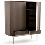 Шкаф из серого дуба Sawada Gray Oak Cabinet варинант исполнения - 3 | Loft Concept в Ростове-на-Дону