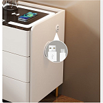 Умная прикроватная тумбочка c зарядкой для телефона Smart Furniture варинант исполнения - 3 | Loft Concept в Ростове-на-Дону