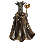 Подсвечник в виде дракона Dragon candlestick Brown Gold варинант исполнения - 3 | Loft Concept в Ростове-на-Дону