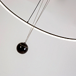 Светодиодная люстра Black LED Circle and Ball Lamp варинант исполнения - 6 | Loft Concept в Ростове-на-Дону