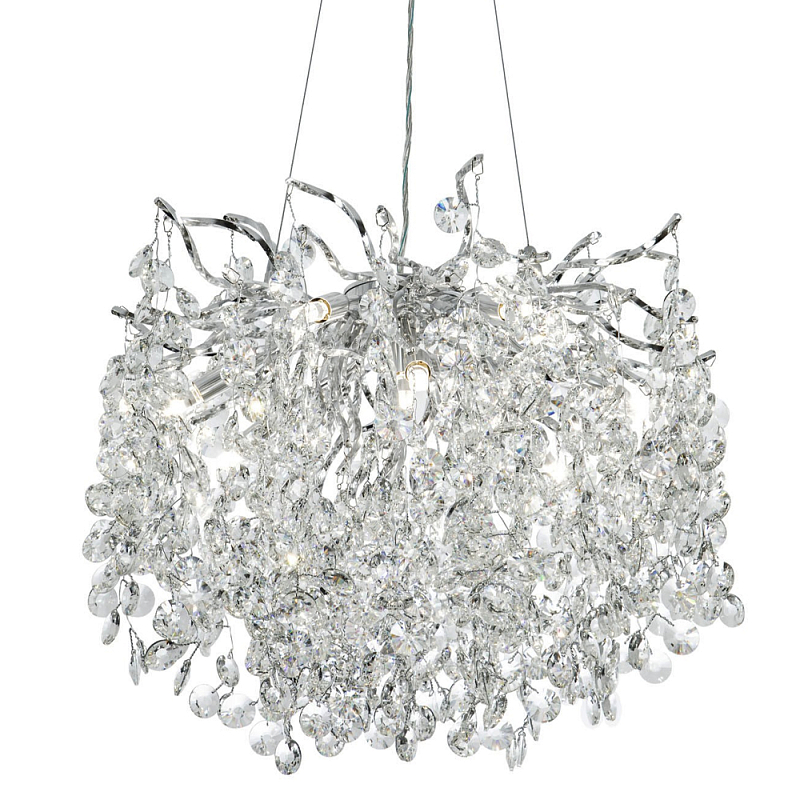        Fairytree Light Silver Chandelier 10     -- | Loft Concept 