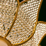 Люстра в форме тюльпана с лепестками из прозрачных стеклянных бусин Hanging Flowers варинант исполнения - 5 | Loft Concept в Ростове-на-Дону