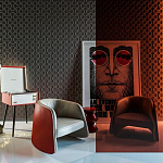 Гипсовая 3D Панель M-18 варинант исполнения - 1 | Loft Concept в Ростове-на-Дону